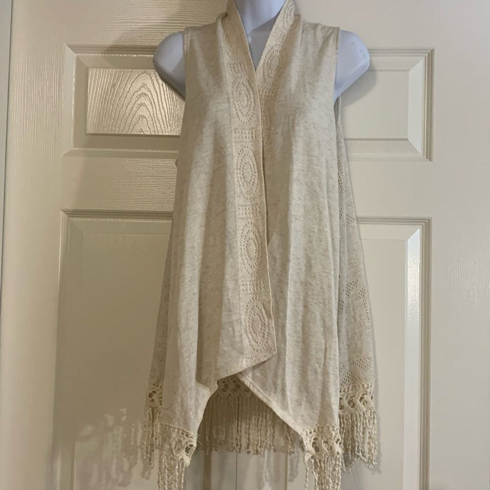 CHRISTOPHER & BANKS sweater wrap, medium, NWT